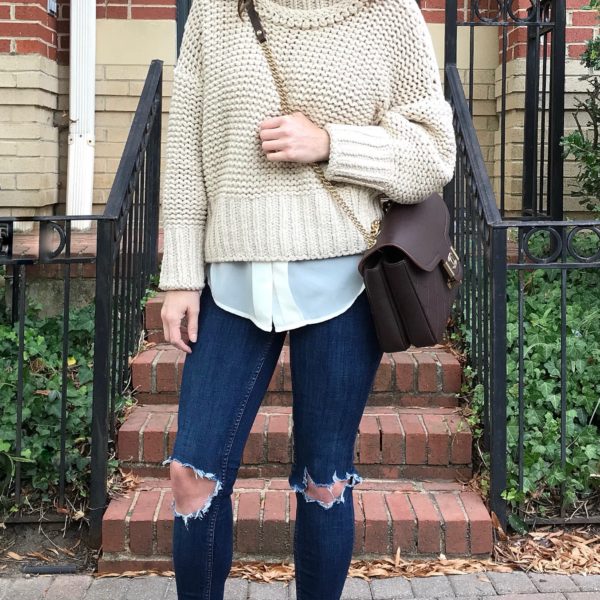 Chunky Knit Sweater For Fall
